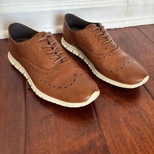 Cole Haan ZERØGRAND Wingtip Oxford STYLE #W14476 Women's Size 7.5 B Brown